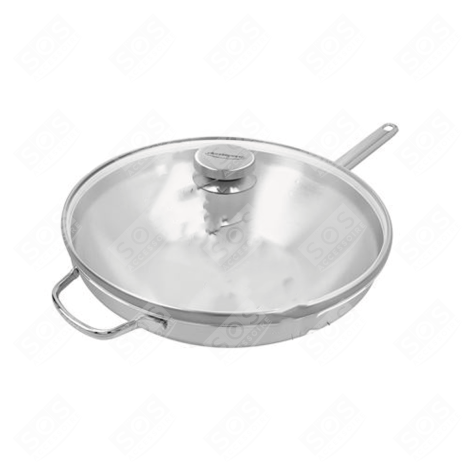 WOK APOLLO 32 CM 3,5 L AVEC COUVERCLE OFFERT USTENSILE DE CUISINE - 52932VP