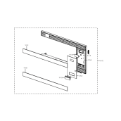 Ensemble bandeau de commande (repère 1-1)
