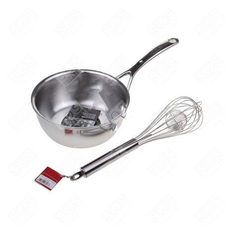 APOLLO SAUTEUSE CONIQUE SANS COUVERCLE 18 CM 1,5 + FOUET GRATUIT USTENSILE DE CUISINE - 25918NP