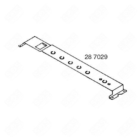 SUPPORT D'ORIGINE PLAQUE DE CUISSON - 00287029