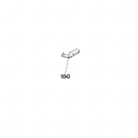 CHARNIÈRE D'ORIGINE FOUR, CUISINIÈRE - 00155557