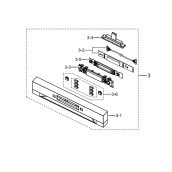 Couvercle bandeau (repère 3-1)
