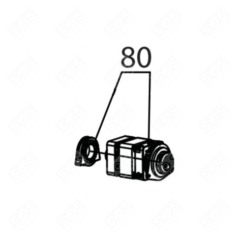 POMPE DE CYCLAGE D'ORIGINE (REPÈRE 80) LAVE-VAISSELLE - AS0061321