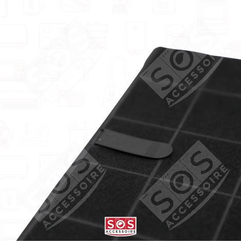 LOT DE 2 FILTRES CHARBON 235 X 192 X 15 MM AFFCAF16 AIRFORCE HOTTE - AIRFORCE AFFCAF16