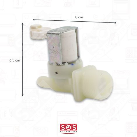 ELECTROVANNE 1 VOIE 180° LAVE-VAISSELLE - 480140102032