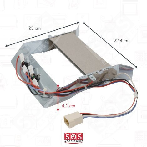 RÉSISTANCE 2300W SÈCHE-LINGE - C00282396, 482000023191