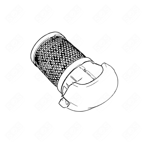 FERMETURE COUVERCLE FILTRE ASPIRATEUR - 48033673