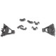 PALIERS DE FIXATION PANIER INFÉRIEUR LAVE-VAISSELLE - 00428344, 00418499
