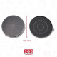 LOT DE 2 FILTRES CHARBON RONDS (TYPE 6)  170 MM HOTTE - 103050091