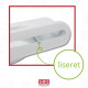 POIGNÉE AVEC LISERET FRIGO, RÉFRIGÉRATEUR, CONGÉLATEUR - 481246268876