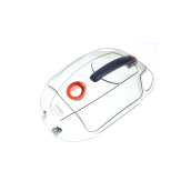 Capot, couvercle transparent noir