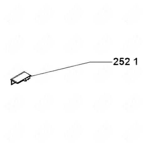 CACHE THERMOSTAT FRIGO, RÉFRIGÉRATEUR, CONGÉLATEUR - 481946279338