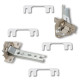 LOT DE 2 CHARNIÈRES FRIGO, RÉFRIGÉRATEUR, CONGÉLATEUR - 93X1336, 00268698