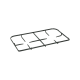 GRILLE NOIR 2 FEUX D'ORIGINE 450X250 MM FOUR, CUISINIÈRE - C00114523