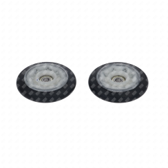Lot de deux poulies avant tambour