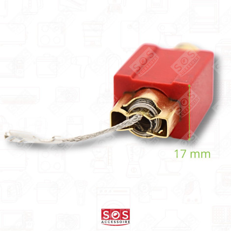 LOT DE 2 CHARBONS COMPATIBLE MACHINE À LAVER, LAVE-LINGE - 4297410, 4297414