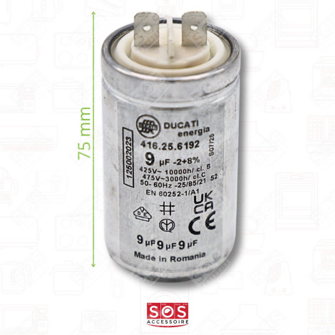 CONDENSATEUR 9MF SÈCHE-LINGE - 1250020227