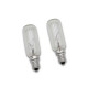 LOT DE 2 AMPOULES HALOGÈNES T25L E14 40W LONG. 81MM DIAM. 23MM HOTTE - 484000008834, 9029791929