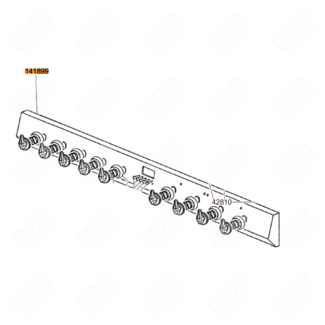 BANDEAU (REPÈRE 141899) FOUR, CUISINIÈRE - 68373H761