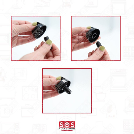 MANETTE NOIRE UNIVERSELLE FOUR, CUISINIÈRE - 21815