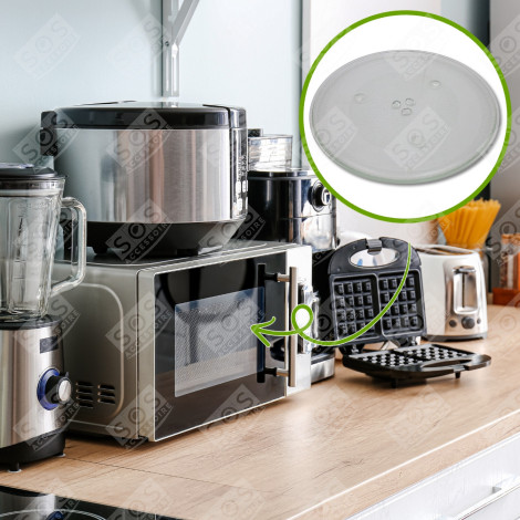 PLATEAU EN VERRE 340 MM FOUR MICRO-ONDES - E06014N30BP, Z06014N30BP