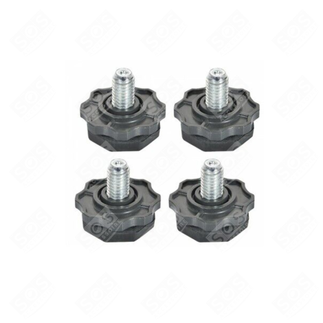 LOT DE 4 PIEDS MACHINE À LAVER, LAVE-LINGE - 2912701400, 2912701200