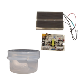 Lot de carte électronique et module thermoélectrique avec  pâte thermo conductrice