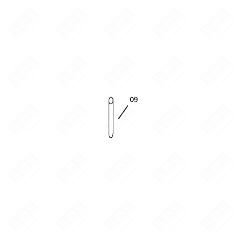 TUBE D'ORIGINE HOTTE - 00489099
