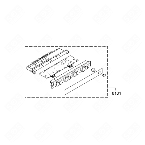 CARTE ÉLECTRONIQUE, MODULE DE PUISSANCE FRIGO, RÉFRIGÉRATEUR, CONGÉLATEUR - 11047714