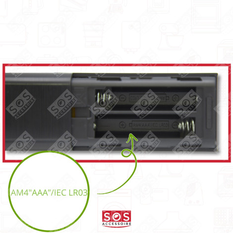 TÉLÉCOMMANDE D'ORIGINE 160 X 35 MM TÉLÉVISION - BN59-01358B