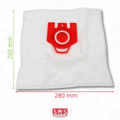 Boite de 4 sacs à poussière synthétique FJM compatible