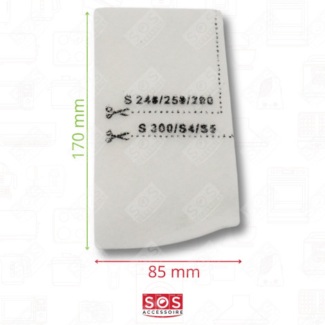 BOITE DE 4 SACS À POUSSIÈRE SYNTHÉTIQUE FJM COMPATIBLE ASPIRATEUR - 9917710