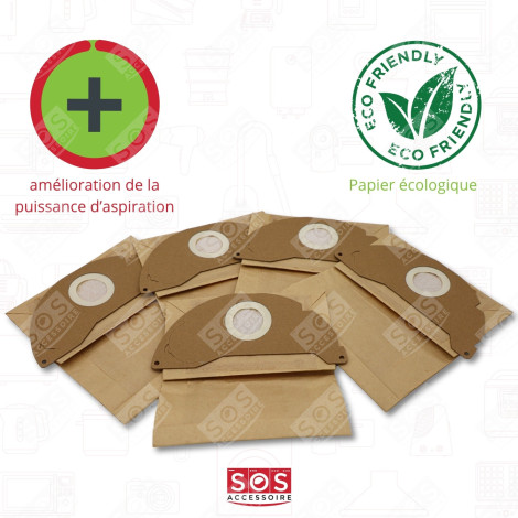 BOÎTE DE 5 SACS PAPIER ASPIRATEUR - 69043220, 6.904-322.0