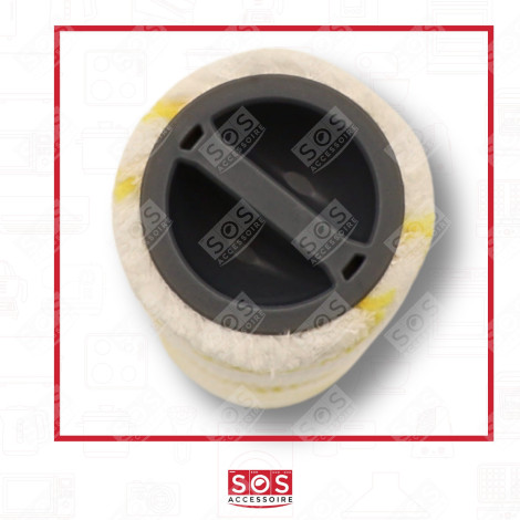 SET JAUNE DE BROSSES-ROULEAUX NETTOYEUR VAPEUR - 2.055-006.0