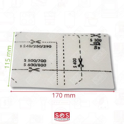 SAC À POUSSIÈRE GN COMPATIBLE X4 ET 2 FILTRES ASPIRATEUR - 12281680