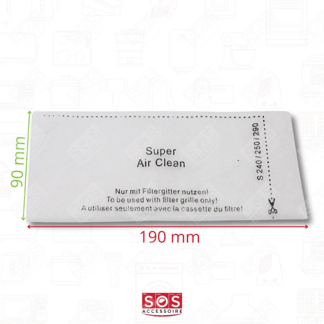 SAC À POUSSIÈRE GN COMPATIBLE X4 ET 2 FILTRES ASPIRATEUR - 12281680