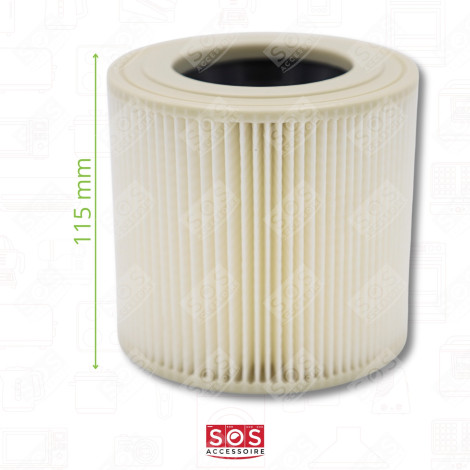 CARTOUCHE FILTRE CYLINDRIQUE ASPIRATEUR - 6.414-552.0, 64145520
