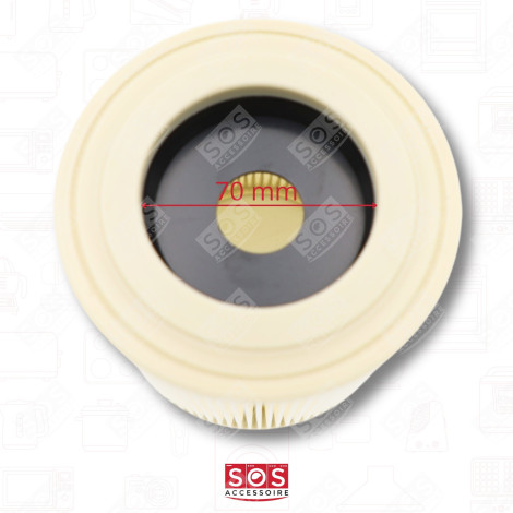 CARTOUCHE FILTRE CYLINDRIQUE ASPIRATEUR - 6.414-552.0, 64145520