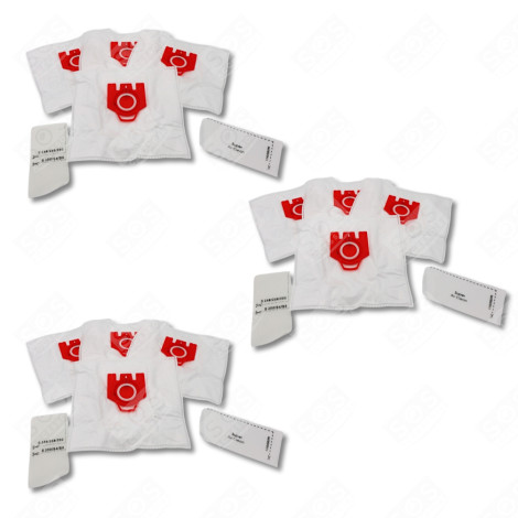 LOT DE 3 BOÎTES DE 4 SACS À POUSSIÈRE SYNTHÉTIQUES FJM COMPATIBLES ASPIRATEUR - 9917710