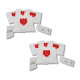 LOT DE 2 BOÎTES DE 4 SACS À POUSSIÈRE SYNTHÉTIQUES FJM COMPATIBLES ASPIRATEUR - 9917710