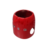 Coque rouge avec logo