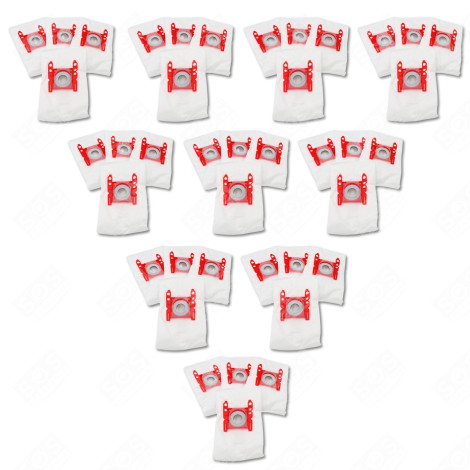 LOT DE 10 BOÎTES DE 4 SACS TYPE G 270 X 60 MM ASPIRATEUR - 00576334,17000940