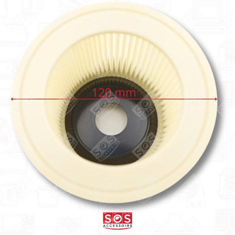 LOT DE 2 FILTRES CYLINDRIQUE ASPIRATEUR - 6.414-552.0, 64145520