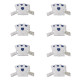 LOT DE 8 SACS À POUSSIÈRE GN COMPATIBLES X4 ET 2 FILTRES ASPIRATEUR - 12281680