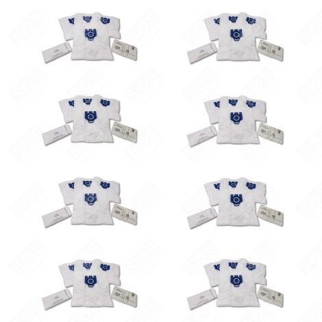 LOT DE 8 SACS À POUSSIÈRE GN COMPATIBLES X4 ET 2 FILTRES ASPIRATEUR - 12281680