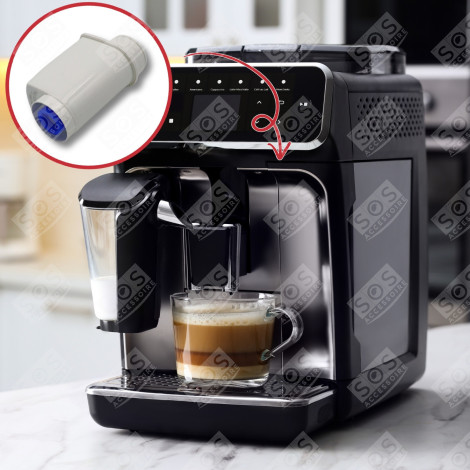 LOT DE 7 CARTOUCHES FILTRES À EAU BRITA INTENZA CAFETIÈRE, MACHINE À CAFÉ - 00575491, 17000705