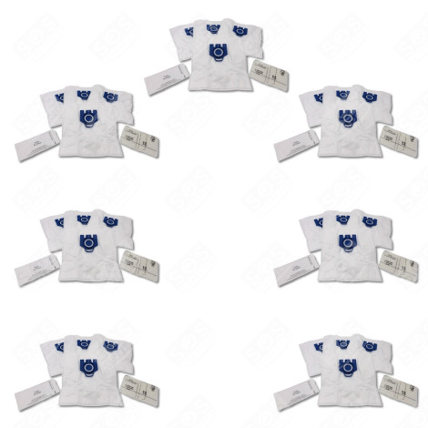 LOT DE 7 SACS À POUSSIÈRE GN COMPATIBLES X4 ET 2 FILTRES ASPIRATEUR - 12281680