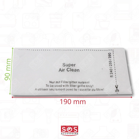 LOT DE 7 SACS À POUSSIÈRE GN COMPATIBLES X4 ET 2 FILTRES ASPIRATEUR - 12281680