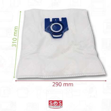 LOT DE 5 SACS À POUSSIÈRE GN COMPATIBLES X4 ET 2 FILTRES ASPIRATEUR - 12281680