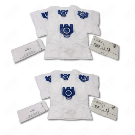 LOT DE 2 SACS À POUSSIÈRE GN COMPATIBLES X4 ET 2 FILTRES ASPIRATEUR - 12281680